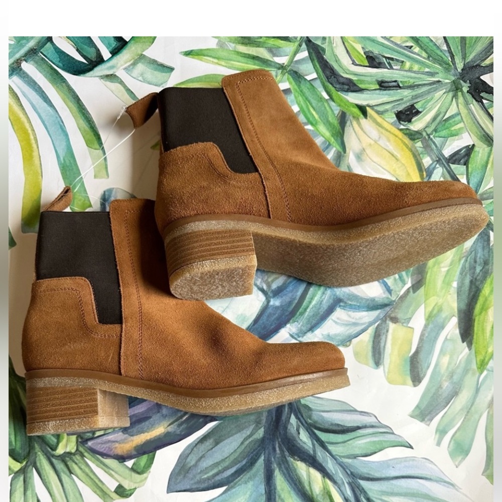Avellini leather booties - Tan NWOT Made in Spain size 41/9.5 - Picture 4 of 8
